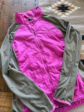 Columbia Women's Hot Pink and Olive Green Jacket
